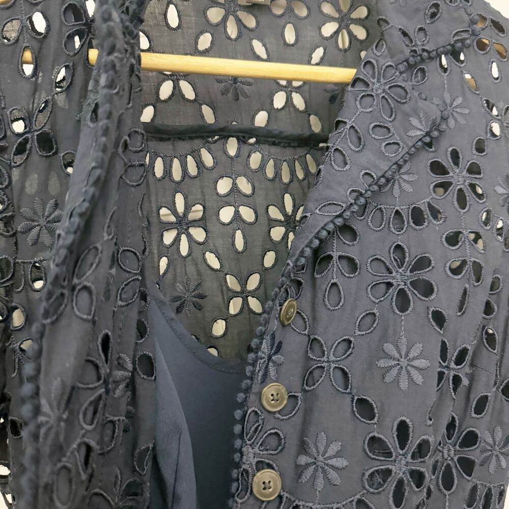 J.Crew Short-sleeve A-line Dress in Embroidered Eyelet - Picture 7 of 10
